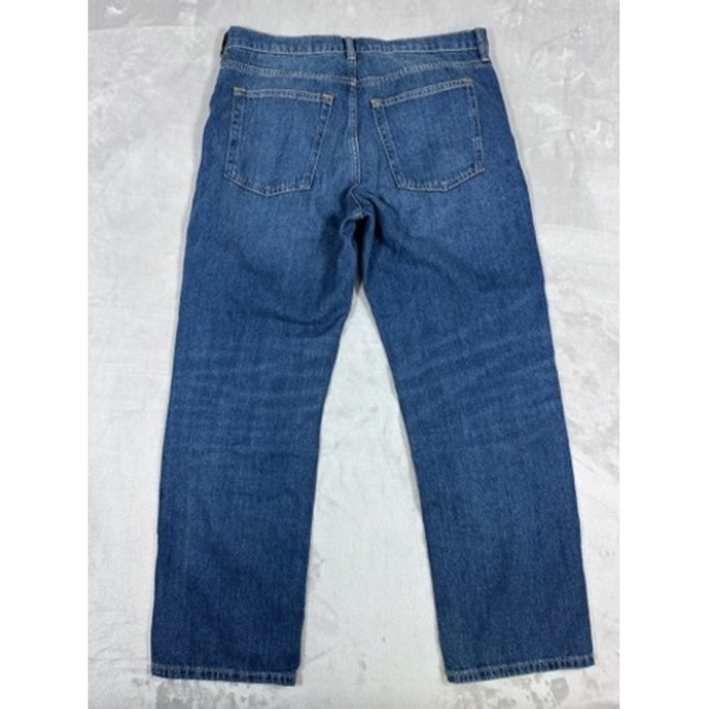 Everlane Straight Leg Jeans Women 28R Blue Excellent Organic‎ Cotton - Picture 3 of 7